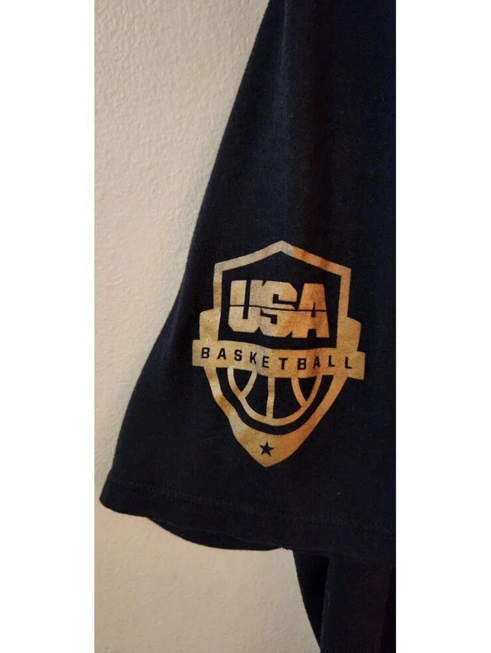 Nike USA Basketball T-Shirt Men's Large Black 